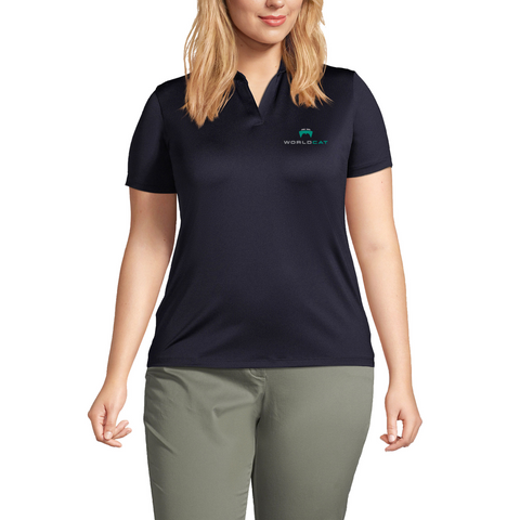 Women's LE Sport Neck Polo - True Navy - 2XL