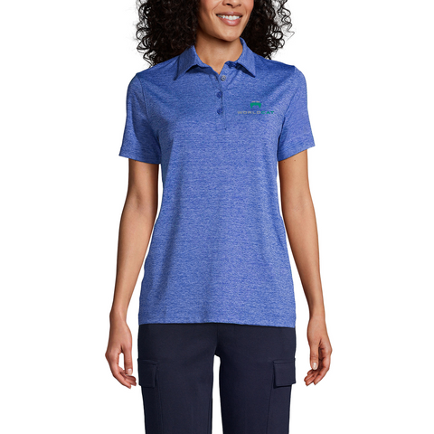 Women's Land's End Rapid Dry Space Dye Polo