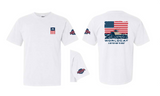 Patriotic Short Sleeve Shirt - White