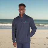 Crosswind Quarter Zip Sweatshirt - Heather Navy