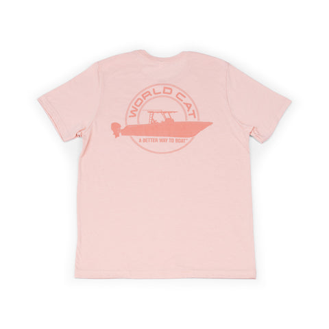 Peach Monotone Short Sleeve T-Shirt